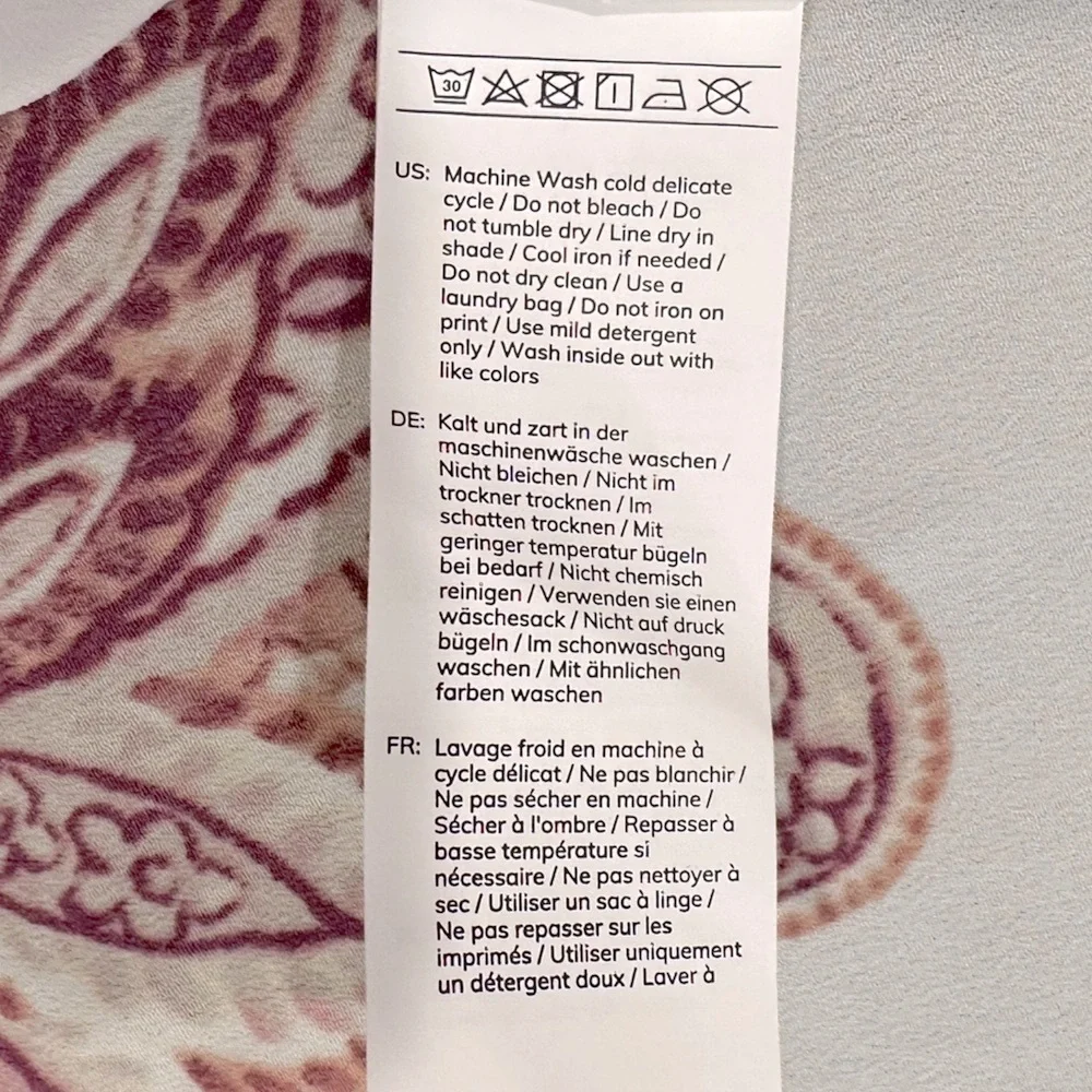 New! Cupshe Boho Mini Dress Paisley Print Size Medium - Picture 15 of 16